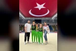 Kayserili cimnastikçiler Türkiye üçüncüsü oldu 