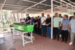 Kazada ölen işçi son yolculuğuna uğurlandı 