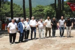 Kazdağı eteklerinde Karadeniz rüzgarı 