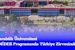 KBÜ, ÜNİDES programında Türkiye birincisi 