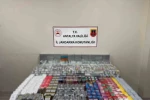 Kemer’de kaçak sigara operasyonu