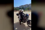 Keşan’da motosikletli polis timleri sınava geç kalan öğrencilerin imdadına yetişti