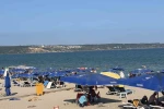 Kırklareli’de sıcaktan bunalanlar plaja akın etti