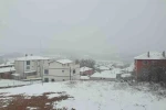 Kırklareli’nin yüksek kesimleri beyaza büründü