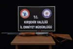 Kırşehir’de polis ruhsatsız silah ele geçirdi 