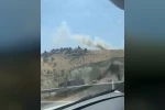 Kontrollü patlatma orman yangını çıkardı