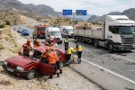Konya yolunda TIR ile otomobil çarpıştı! 2 yaralı