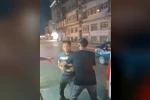 Konya’da motosikletliye saldıran otomobil sürücüsüne para cezası kesilirken aracı trafikten men edildi 