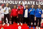 Körfezli karateciler Anadolu Karate Ligi Finalleri’nden 14 madalyayla döndü