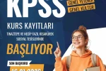 KPSS’ye hazırlık kursu başlıyor 