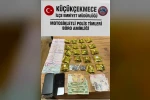 Küçükçekmece’de durdurulan araç, uyuşturucu kuryesi çıktı: 1 tutuklama 