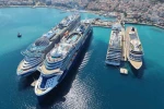 Kuşadası’na 4 gemi ile 10 bin 800 turist geldi 