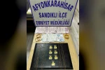 Kütahya’da sahte altınla dolandırıcılık yaptılar, Afyon’da yakalandılar 