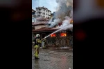 Kütahya’nın tarihi Ilıca Aslanlı Hamamı’nda yangın 