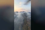 Kuyucak yangınına müdahale sürüyor 