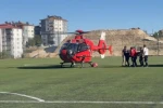 Malatya’da 77 yaşındaki hastaya hava ambulansıyla zamanında müdahale 