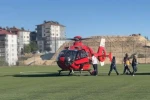 Malatya’da ambulans helikopter 86 yaşındaki hasta için havalandı