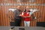 Manisa Tarım ve Orman Müdürlüğünde iki isim yeni görev yerlerine uğurlandı