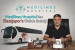 Medilines Hospital’dan Elazığspor’a otobüs desteği 