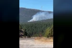 Menteşe Yılanlı dağında yangın ihbarı