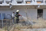 Menteşe’de otel arkasındaki otluk alanda yangın 