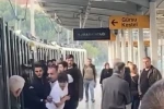 Metroda koltuk tartışması