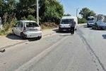 Minibüsle otomobilin karıştığı kazada otomobil yoldan çıktı: 1 yaralı 