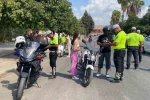 Motosiklet sürücülerine 1 buçuk saatte 456 bin TL ceza kesildi