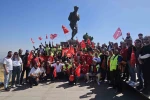 Motosiklet tutkunları Afyonkarahisar’da "Zafer Sürüşü" düzenledi