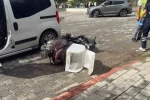 Motosikletle hafif ticari araç çarpıştı: 1 yaralı 