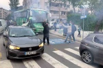 Muğlaspor’a taraftarlardan meşaleli karşılama 