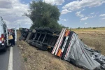 Muratlı’da tır kazası 