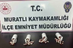 Muratlı’da uyuşturucu operasyonu: 210 sentetik hap ele geçirildi