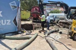 MUSKİ ekipleri sızıntıyı zamanında müdahale etti 