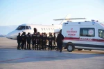 Muş’ta tedavi gören hasta, uçak ambulansla Ankara’ya nakledildi 