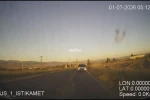 Muş’ta ters yönde ilerlerken ambulansın kamerasına takılan sürücüye ceza