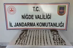 Niğde Bor’da tarihi eser operasyonu: 290 adet eser ele geçirildi