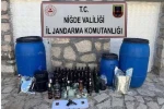Niğde’de jandarmadan kaçak alkol operasyonu