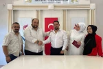 Nikahlarına yetiştiren şoförü şahit yaptılar 