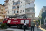 Ocakta unutulan yemek yangına neden oldu