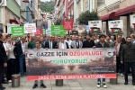 Ordu’da ‘Gazze için özgürlüğe yürüyoruz’ etkinliği