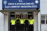 Ordu’da polis bayramda görev başında 