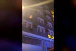 Otel odasındaki yangın itfaiye ve 112’yi alarma geçirdi