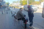 Otomobil ile motosikletin çarpıştığı kazada 1 kişi yaralandı 