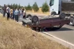 Otomobil takla attı: 2 yaralı