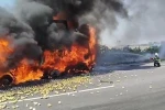 Otoyolda feci kaza: Tır alev aldı, 1 kişi hayatını kaybetti