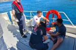 Özel teknede yaralanan vatandaşa Sahil Güvenlik tıbbi tahliye