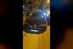 Park halindeki araca çarpan otomobildeki 2 kişi yaralandı