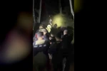 Patikadan yamaca düşerek mahsur kalan bir kişi, itfaiye tarafından kurtarıldı 