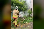 Payas’ta motosiklet yangını